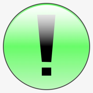 Circle Exclamation Mark - Yeşil Ünlem