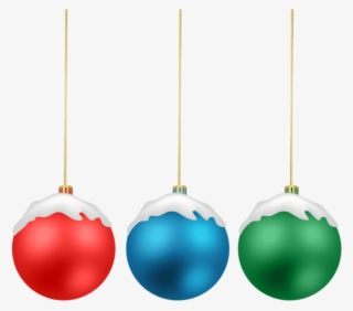 Free Png Christmas Balls With Snow Png Png Images Transparent - Portable Network Graphics