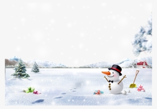 Snowman Christmas Snowflake Winter