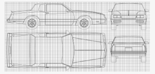 Chevrolet Monte Carlo Ss 1986 Overgrid - Line Art