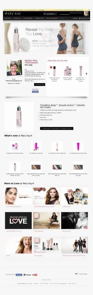 Lesley Cosmetics As - Website