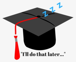 It's More Than Just Laziness - Green Graduation Hat Clipart