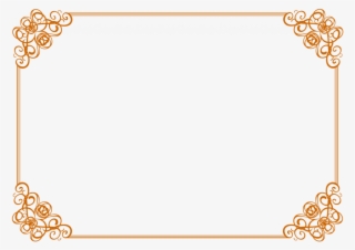 Gold Certificate Border Png Award Certificate Template - Certificate Of Recognition Border