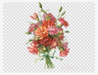 Download Flower Clipart Floral Design Birth Flower - Vintage Flowers Png