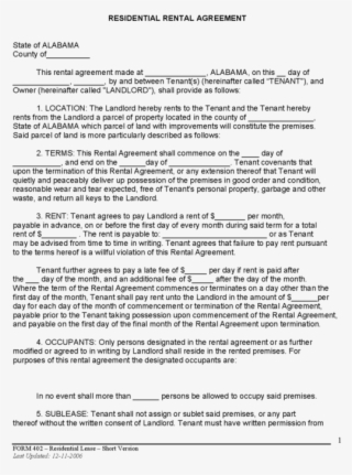 Basic Rental Lease - School Council Manifesto Ideas