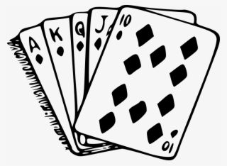 Vintage Sparkle Cliparts 14, Buy Clip Art - Poker Cards Black And White