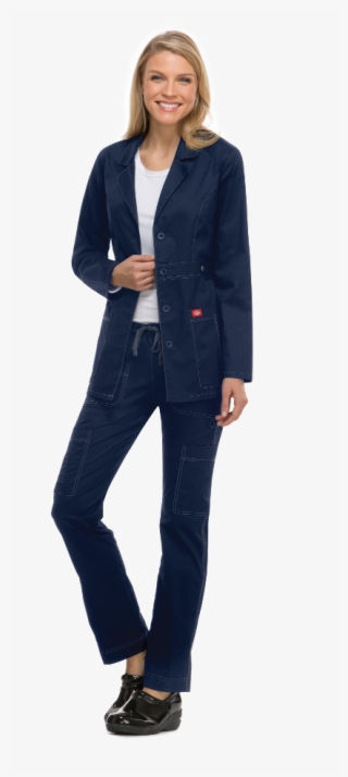 Dickies 28" Youtility Lab Coat - White Coat