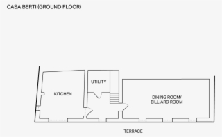 Casa Berti Ground Floor - Diagram