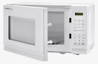 0 - 7 Cu - Ft - 700w Sharp White Carousel Countertop
