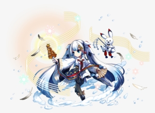 Priestess Snow Miku - Brave Frontier Snow Miku