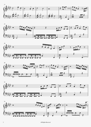 Glass Wall Sheet Music Composed By Jazzermazzer99 2 - Hatsune Miku Glass Wall Piano Sheet Music