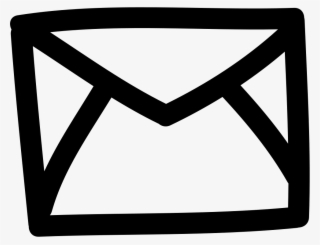 Mail Envelope Back Hand Drawn Outline Comments - Email Draw Icon