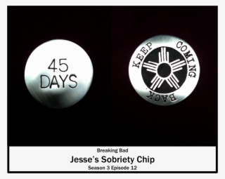 [m]aking Bad Jesse's Sobriety Chip - Breaking Bad Don Eladio Necklace