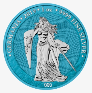 2019 Germania Space Blue 5 Mark 1 Oz - 2019 Germania 5 Mark