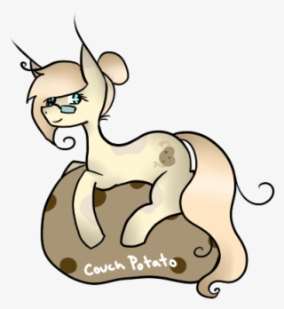 Couch Potato Chilling On - Drawing