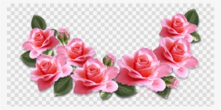 Pink Flowers Png Clipart Pink Flowers Rose - Pink Roses Flowers Transparent