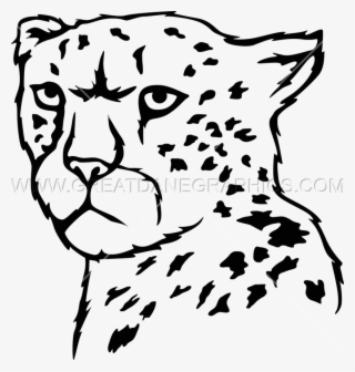 Production Ready Artwork For - Cheetah Drawings Black And White