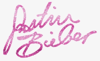 Justin Bieber Firma Png - Firma De Justin Bieber Png