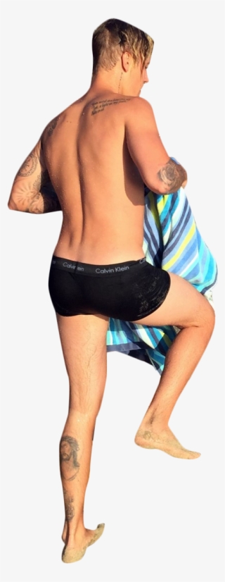 Justin Bieber In Underpants Walking Png Image - Singing