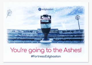 Ashes Christmas Card - Poster