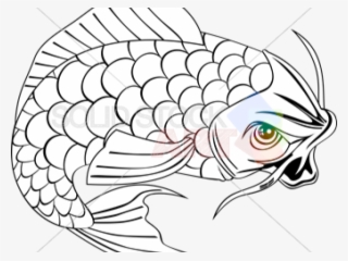 Cartoon Koi Fish - Koi Carp Fish Queen Duvet