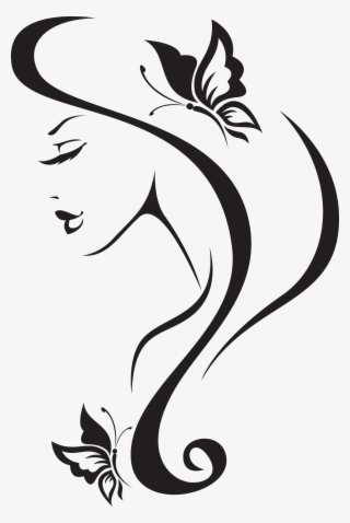Clip Art Royalty Free Library Abstract Woman Drawing