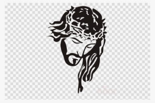 Download Jesus Black And White Clipart Decal Christian - Jesus Black And White