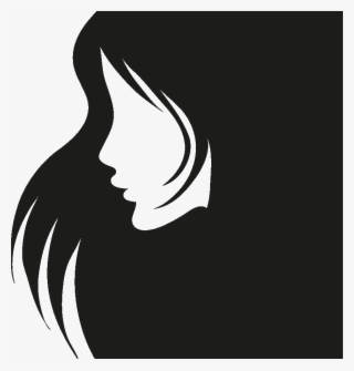 Female Head Silhouette002 Vector - Hair Care