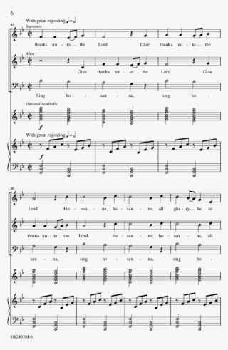 Give Thanks Unto The Lord Thumbnail - Can It Be Dan Forrest