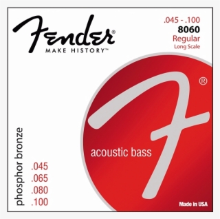 Fender Phosphor Bronze Acoustic 8060 Bass String, Long