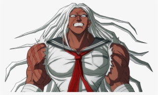Sakura Ogami Halfbody Sprite - Danganronpa The Nyan Cave