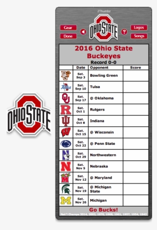 Get Your 2016 Ohio State Buckeyes Football Schedule - Ohio State Football Schedule 2015