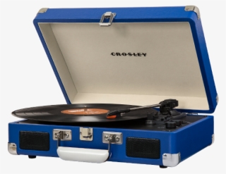 Cruiser Deluxe Portable Turntable - Cruiser Deluxe Portable Turntable Blue