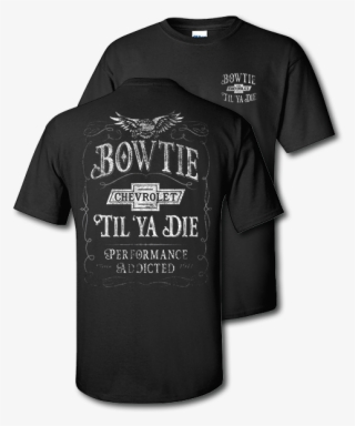 Black Bowtie Till Ya Die Performance Addicted T-shirt - Bow Tie Till I Die