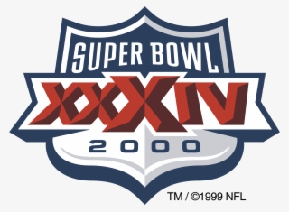 Super Bowl 2000 Logo Png Transparent - Men's Super Bowl Xxxiv Leather Jacket