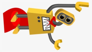 Flying Superbot - Robot Flying Png