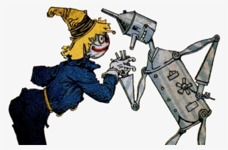 Hurricane Clipart Wizard Oz - Tin Man And Scarecrow