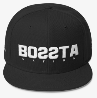 Backwards Wool Blend Snapback - Baseball Cap