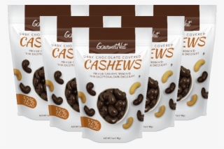 7oz Chocolate Covered Cashews 6 Pack - Gourmet Nut - Cashews 100 All Natural - 7 Oz.