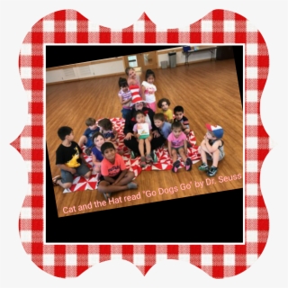 There Were Smiles Every Day During Dr - Blue Gingham Tablecloth