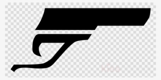 007 Gun Logo Clipart James Bond Firearm Gun Barrel - James Bond Logo Png