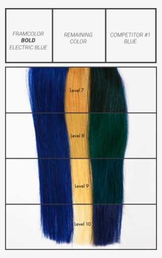 The Results - Framesi Bold Electric Blue