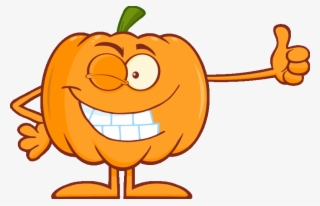Halloween Pumpkin Carving Clip Art - Winking Pumpkin