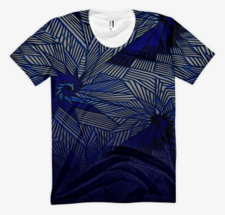 Blue Flame Women's Sublimation T-shirt - Active Shirt