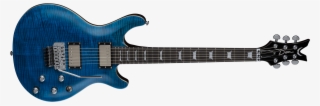 Dean Icon Flame Top Floyd Electric Guitar - Dean Icon Faded Denim