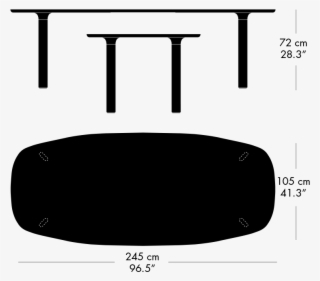 The Underside Of The Table Top Is Lacquered In Colours - Energy
