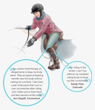 Dt 02 Horse Rider Winter Gear - Illustration