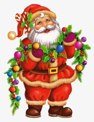 Decoration De Noel A Imprimer En Couleur - Draw Santa Claus And Christmas Tree