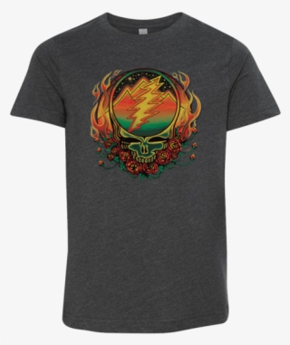 Grateful Dead Scarlet Fire Stealie Youth T Shirt