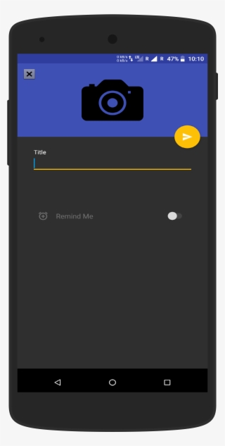 Add Reminder - Smartphone